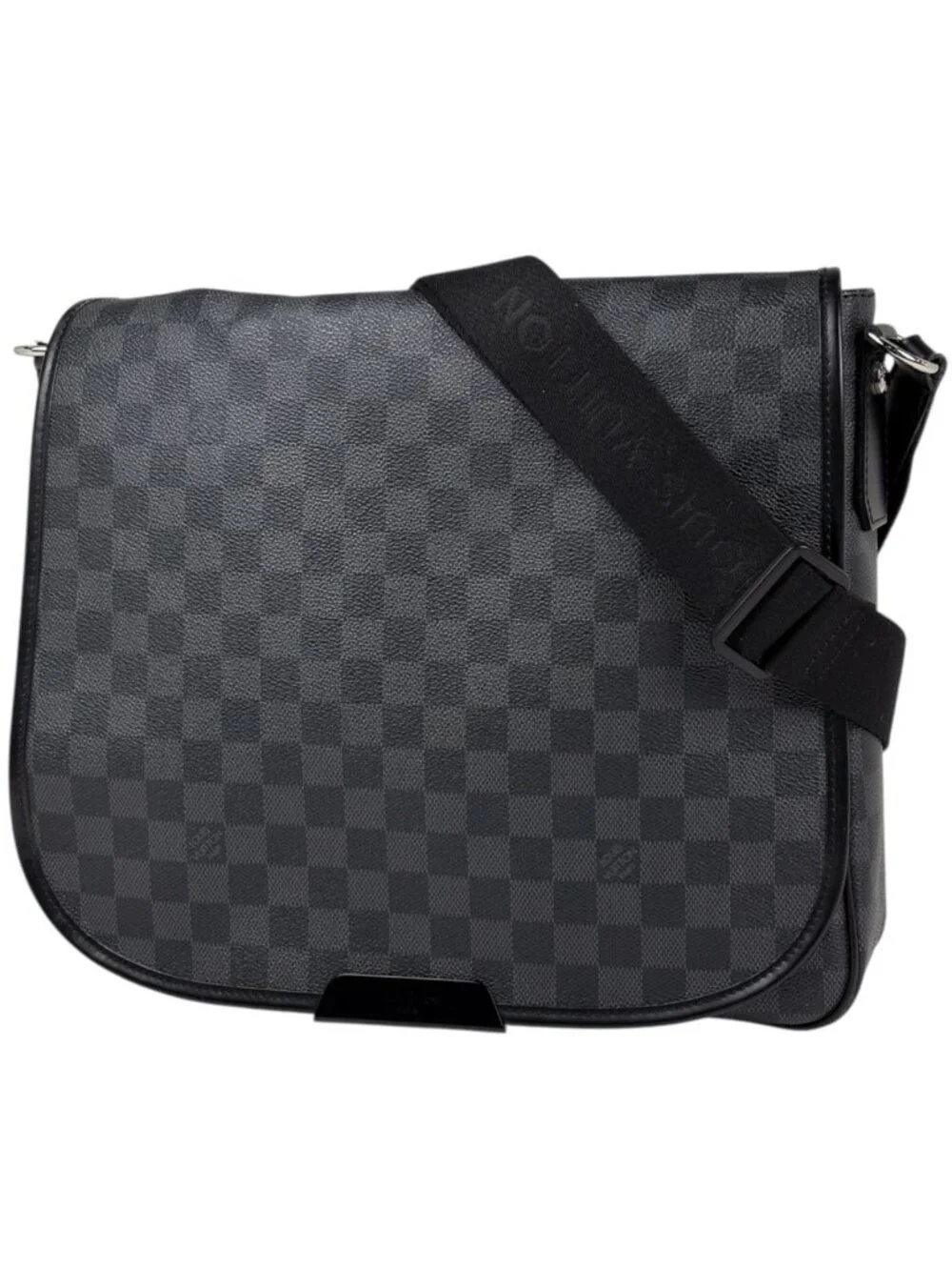 Louis Vuitton Daniel MM Shoulder Bag Damier Graphite Black